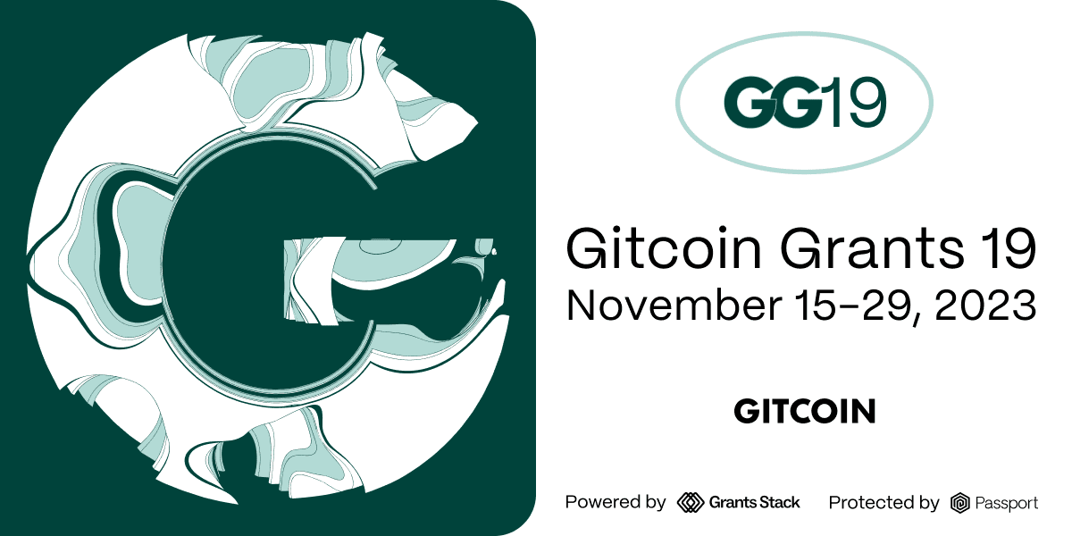 Gitcoin Grants 19
